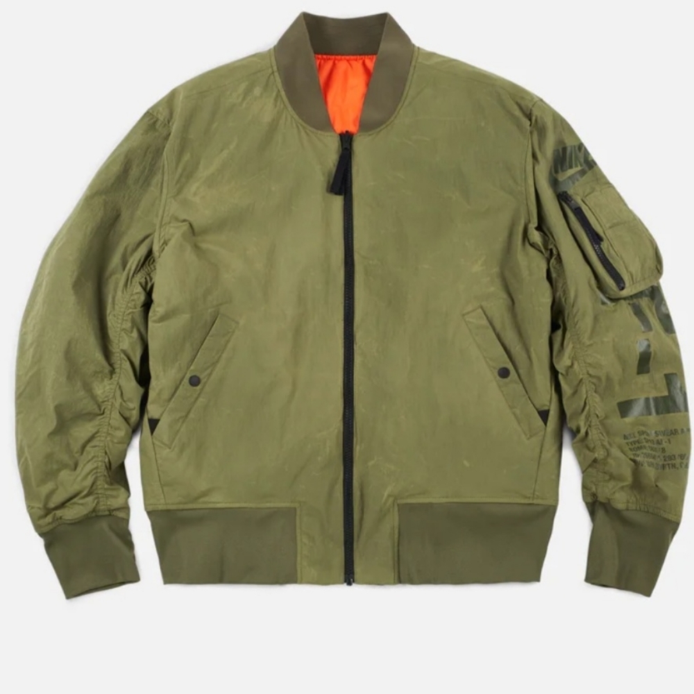 Nike AF1 Air Force 1 Reversible Bomber Jacket